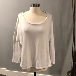 White Dolman long Sleeve Top